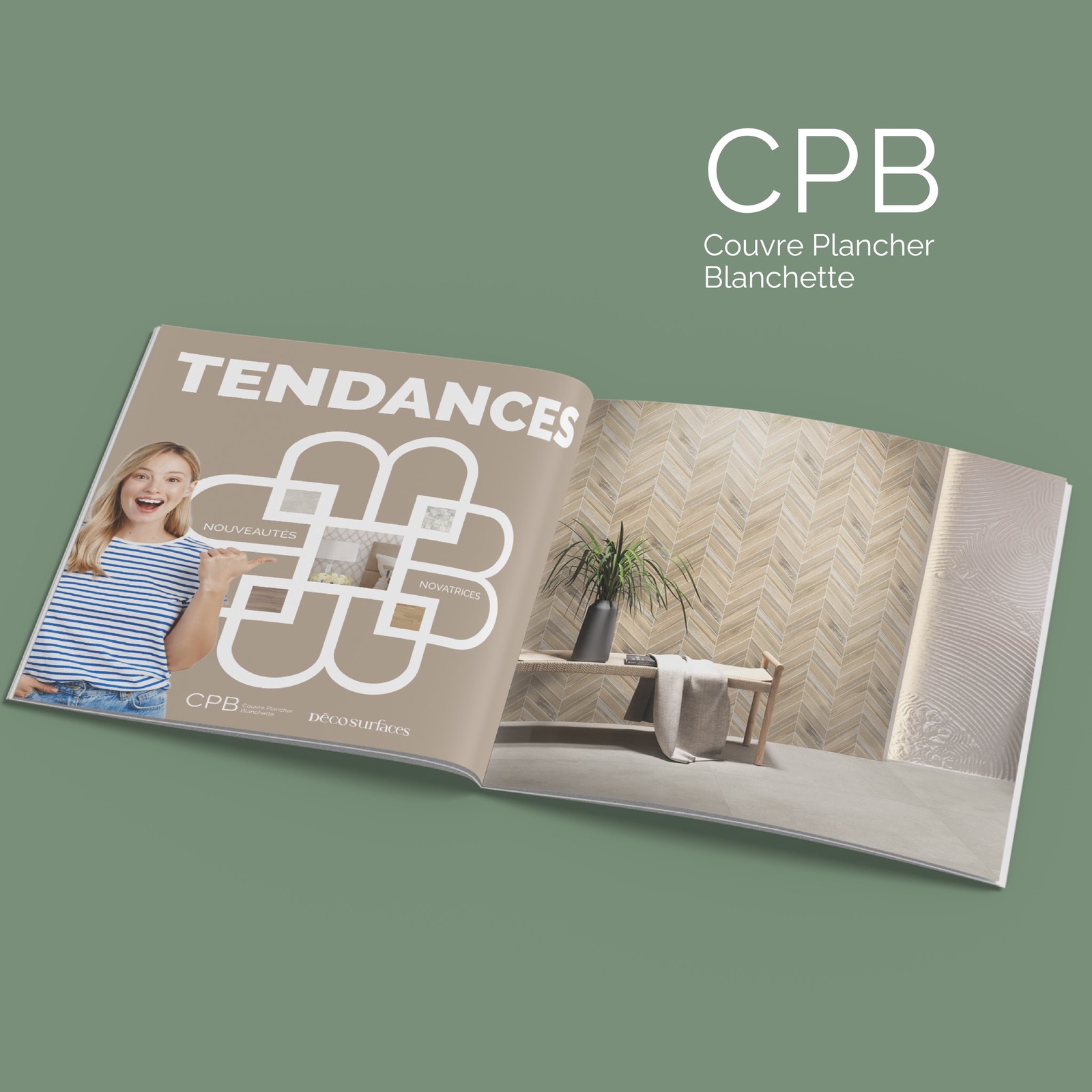 Graphic design - Couvre Plancher Blanchette