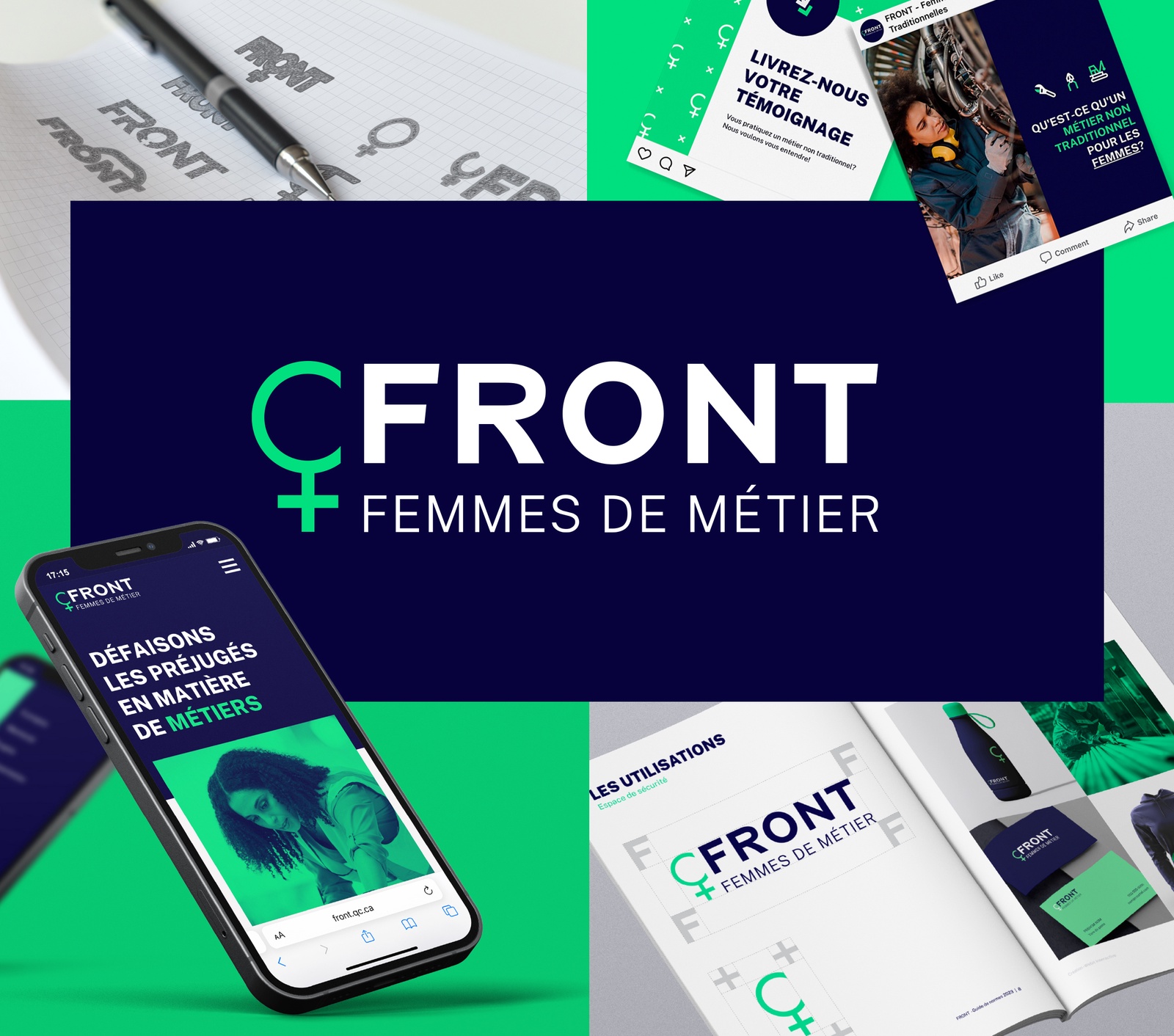 Image de marque et publicité (marketing 360) - Nouveau branding et stratégie sociale qui se remarquent