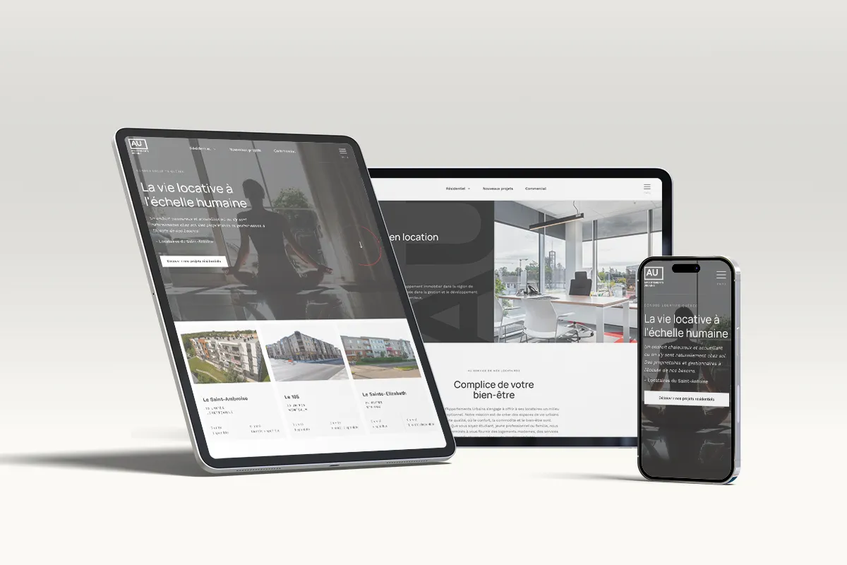 categories:website design/modification:services:static website - Appartements Urbains