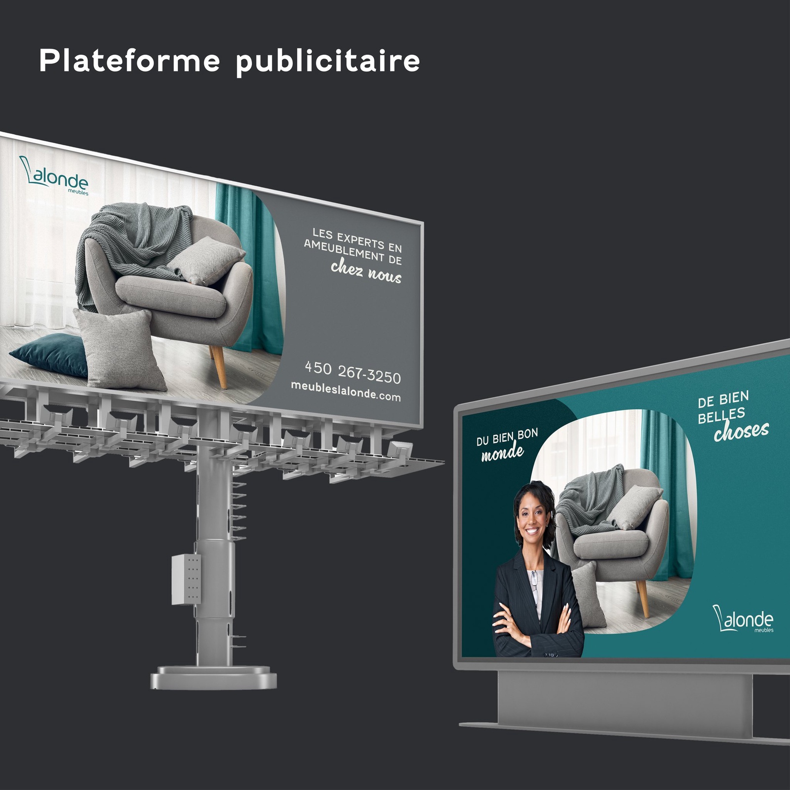 Branding and advertising (360 Marketing) - Meubles Lalonde