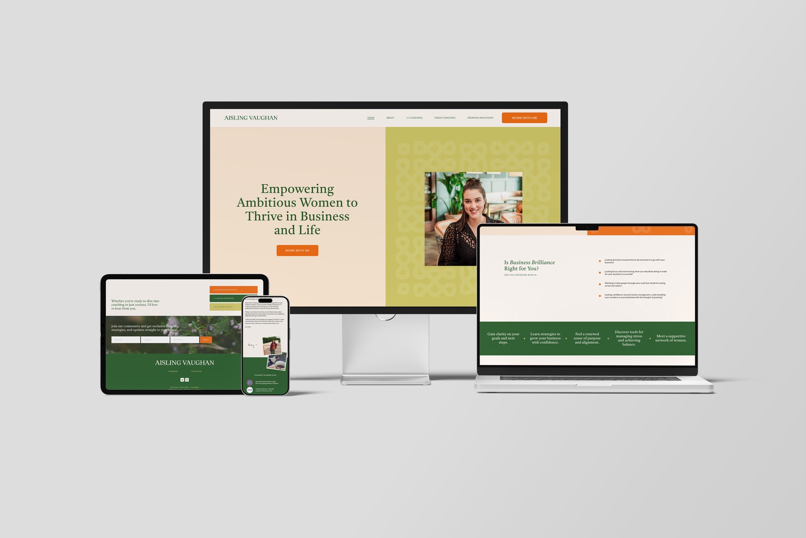 Static website - Aisling Vaughan - Squarespace