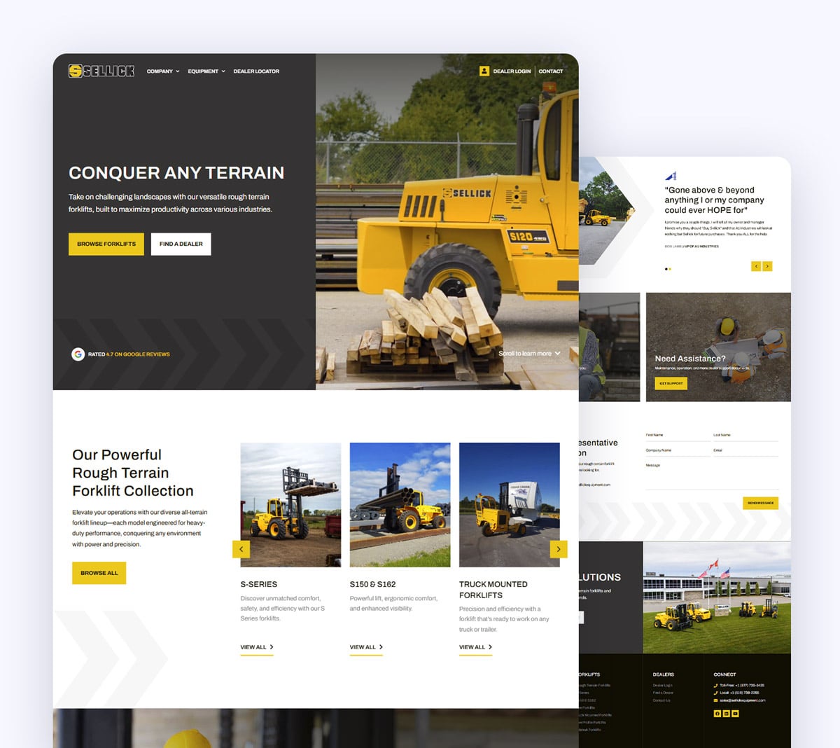 Static website - Sellick Equipment Website