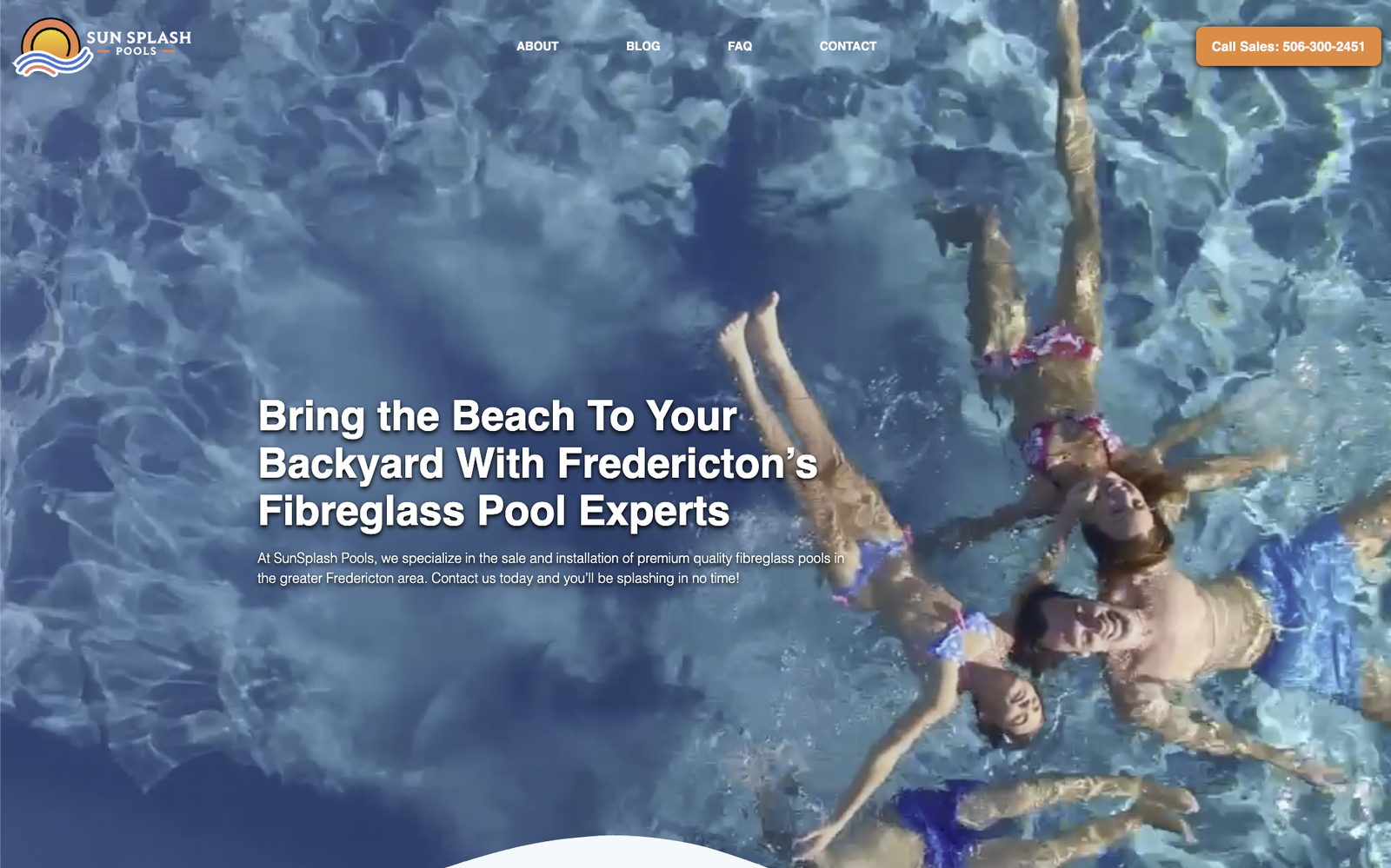 Graphic design - Sunsplash Pools Case Study: Building a New Brand & Lead-Gen Website