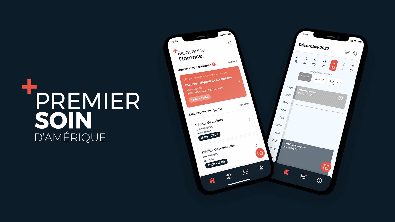 Mobile - Améliorons le placement en santé.