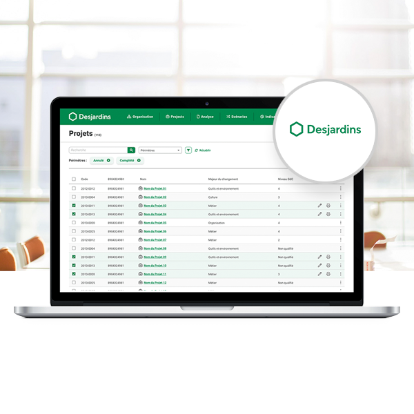 Personnalisé - Outil de gestion du changement