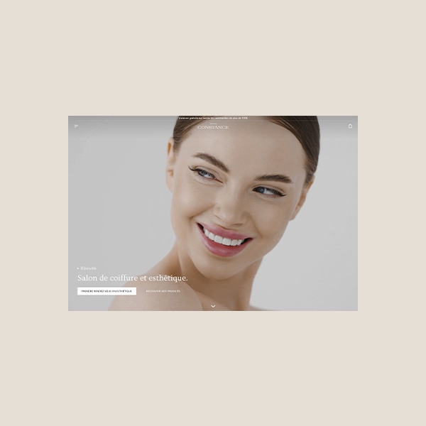 E-commerce - Site Web de Maison Constance