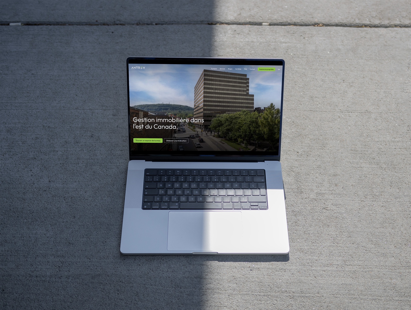 categories:website design/modification:services:static website - Site Web d'une société de gestion immobilière