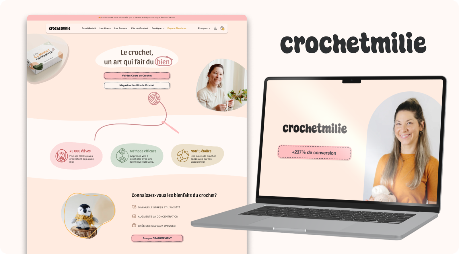 categories:website design/modification:services:e-commerce - Crochetmilie