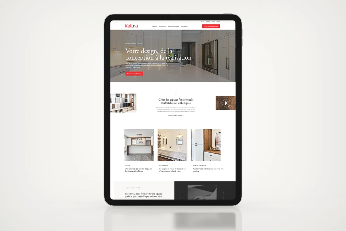 categories:website design/modification:services:static website - Kulina