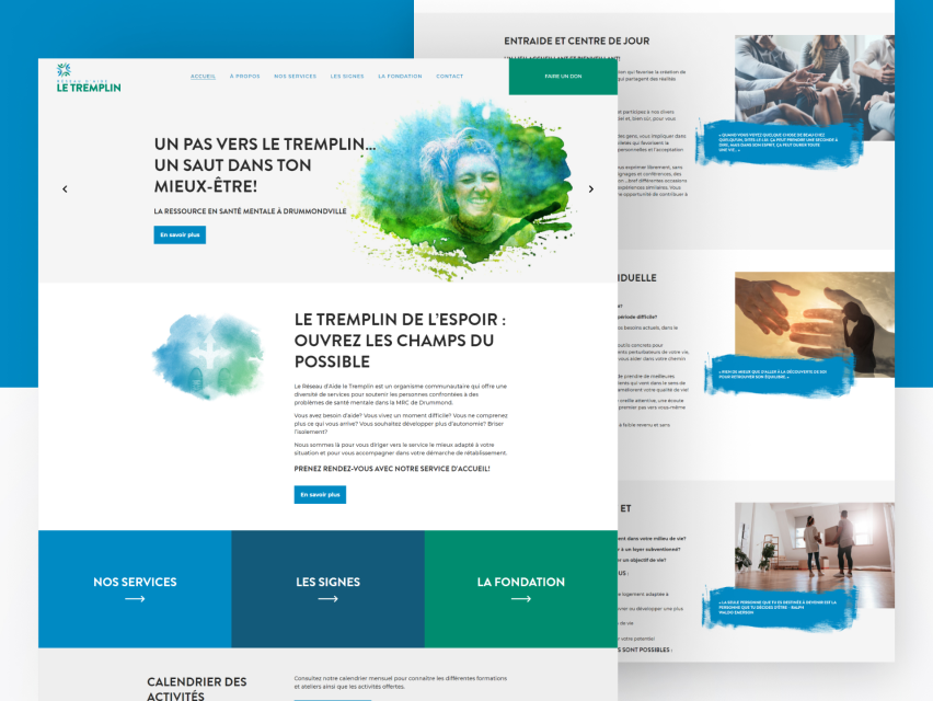 categories:website design/modification:services:static website - Site Web vitrine pour un OBNL