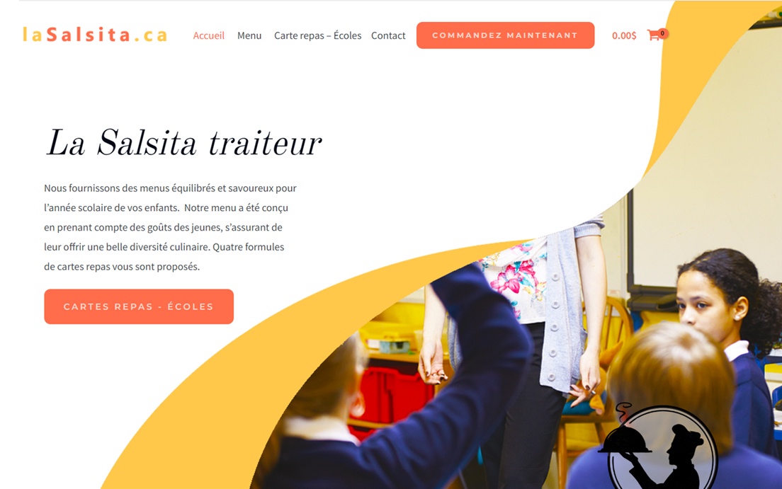 categories:website design/modification:services:e-commerce - La Salsita Traiteur