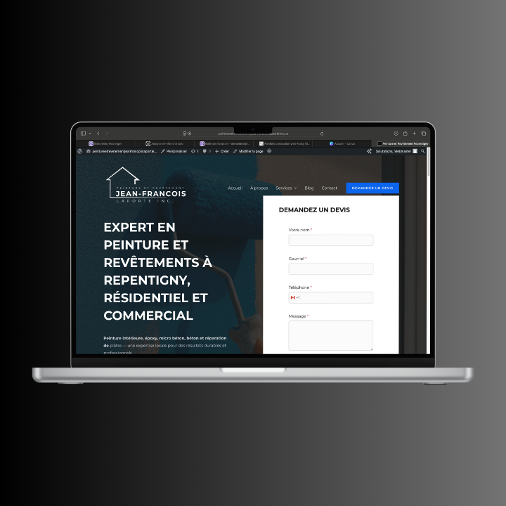 categories:website design/modification:services:static website - JFL
