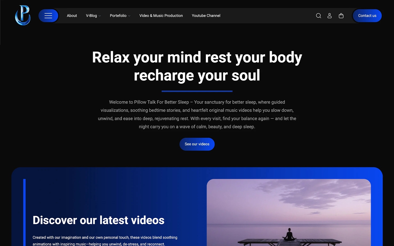 E-commerce - Pillow Talk for Better Sleep
