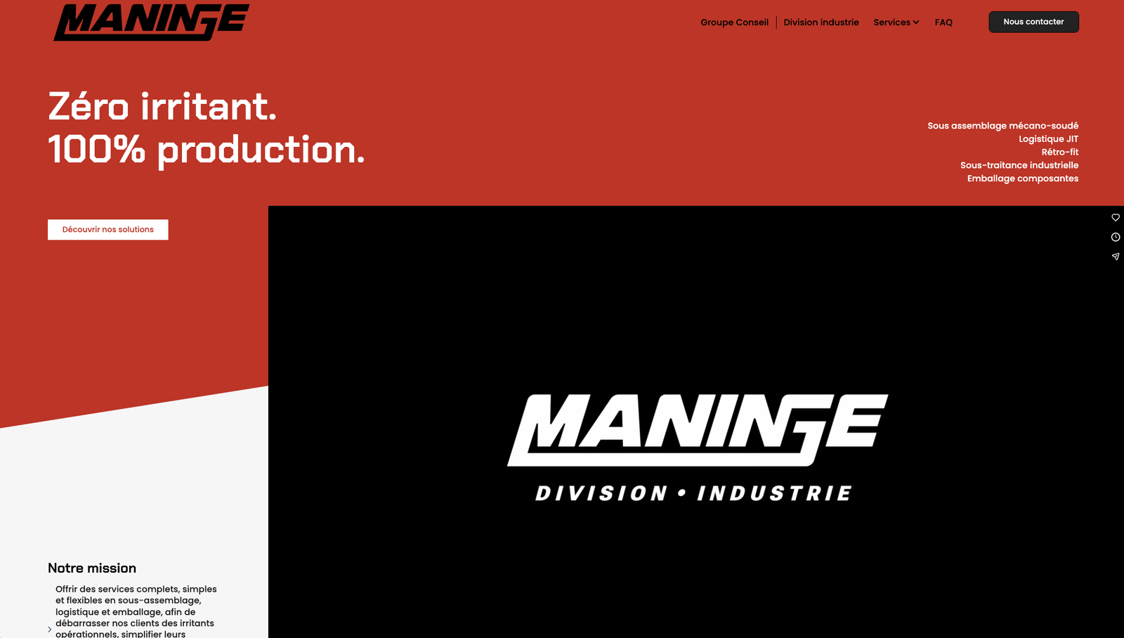 Communications & Marketing consulting - Création de site web et Vidéos - Maninge