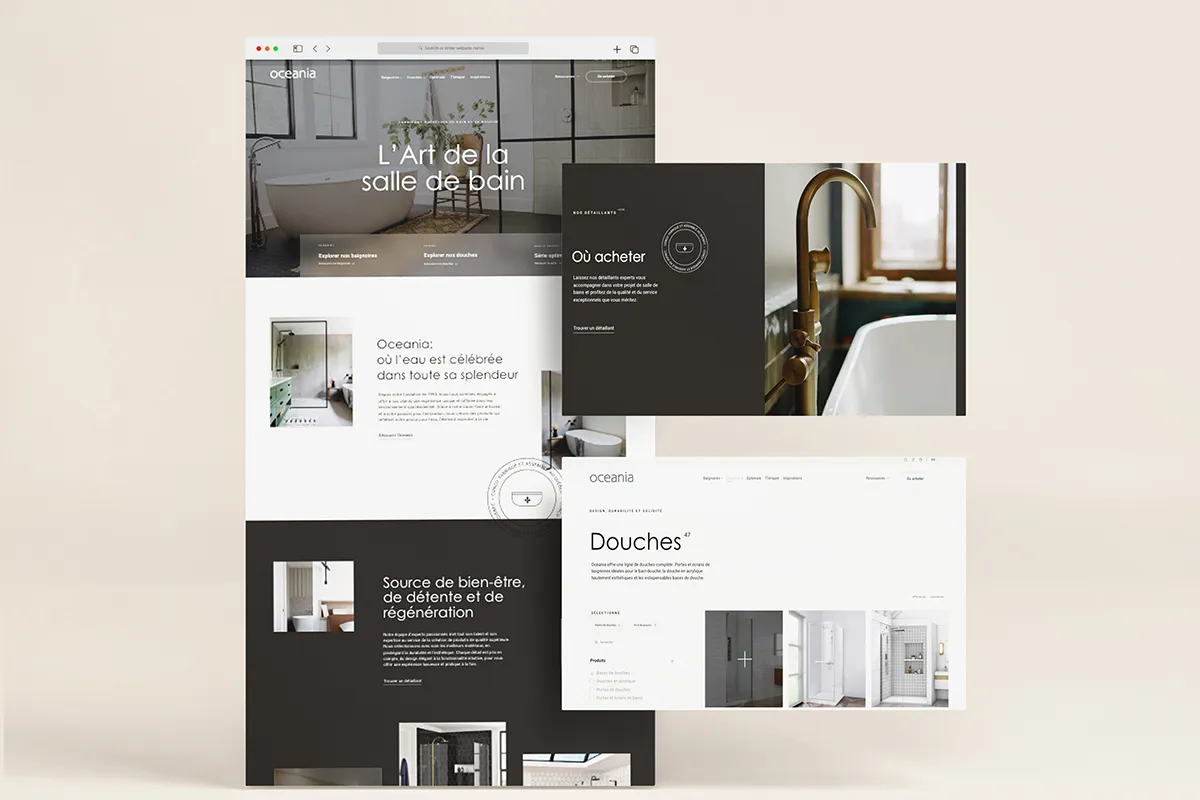 categories:website design/modification:services:static website - Océania - Catalogue en ligne