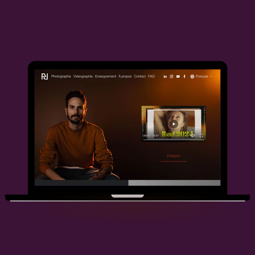 Site vitrine - Site web de FlorentR