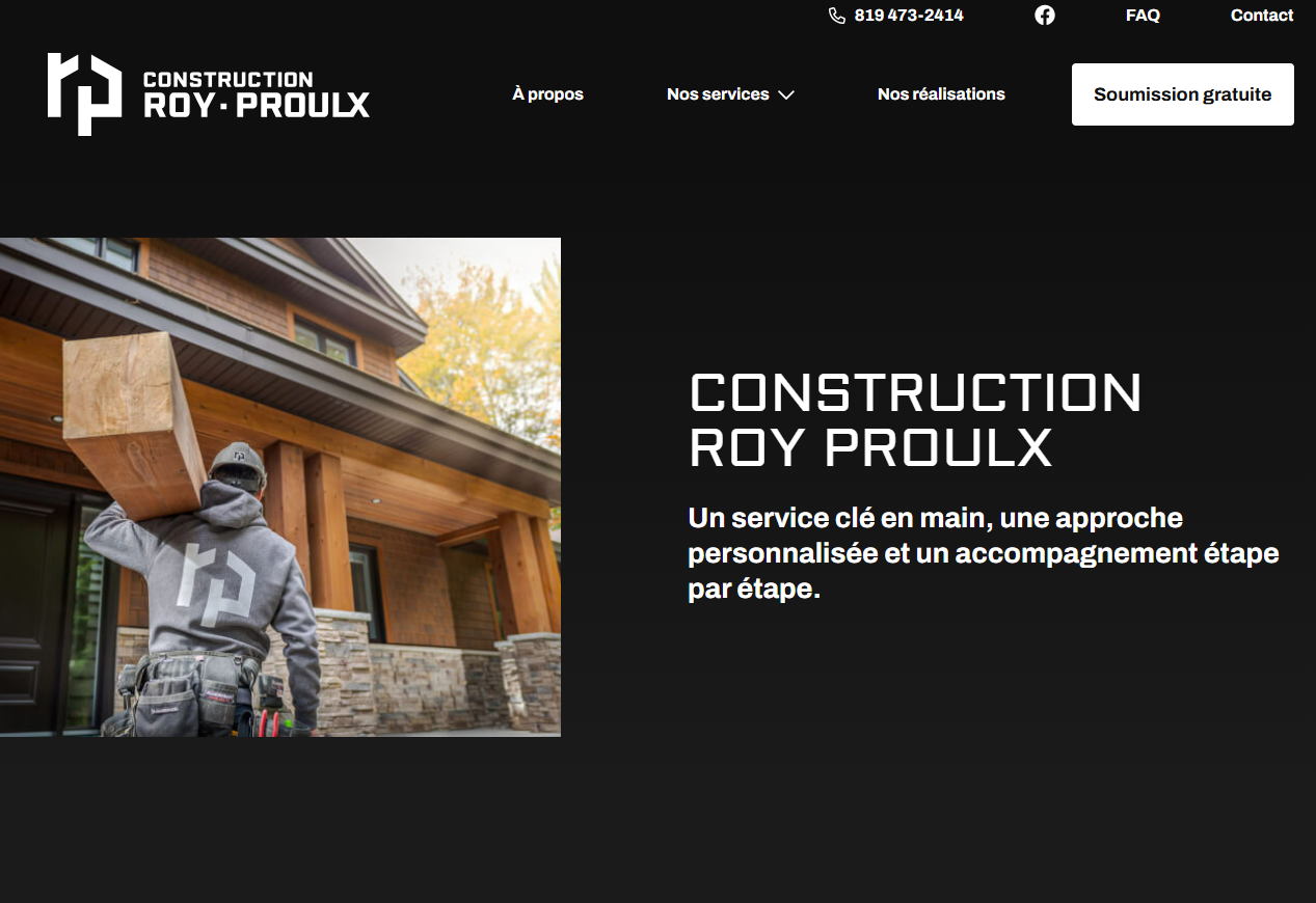 categories:website design/modification:services:static website - Site vitrine / Construction et rénovation