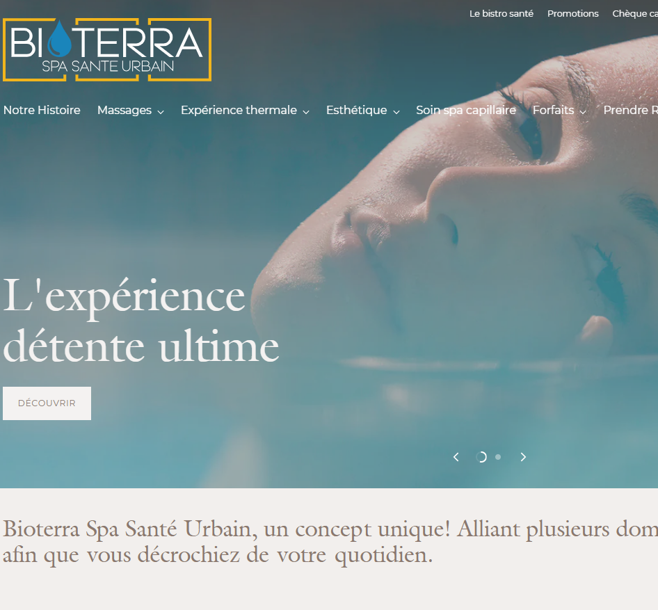 categories:website design/modification:services:e-commerce - Boutique en ligne / Soins et Spa