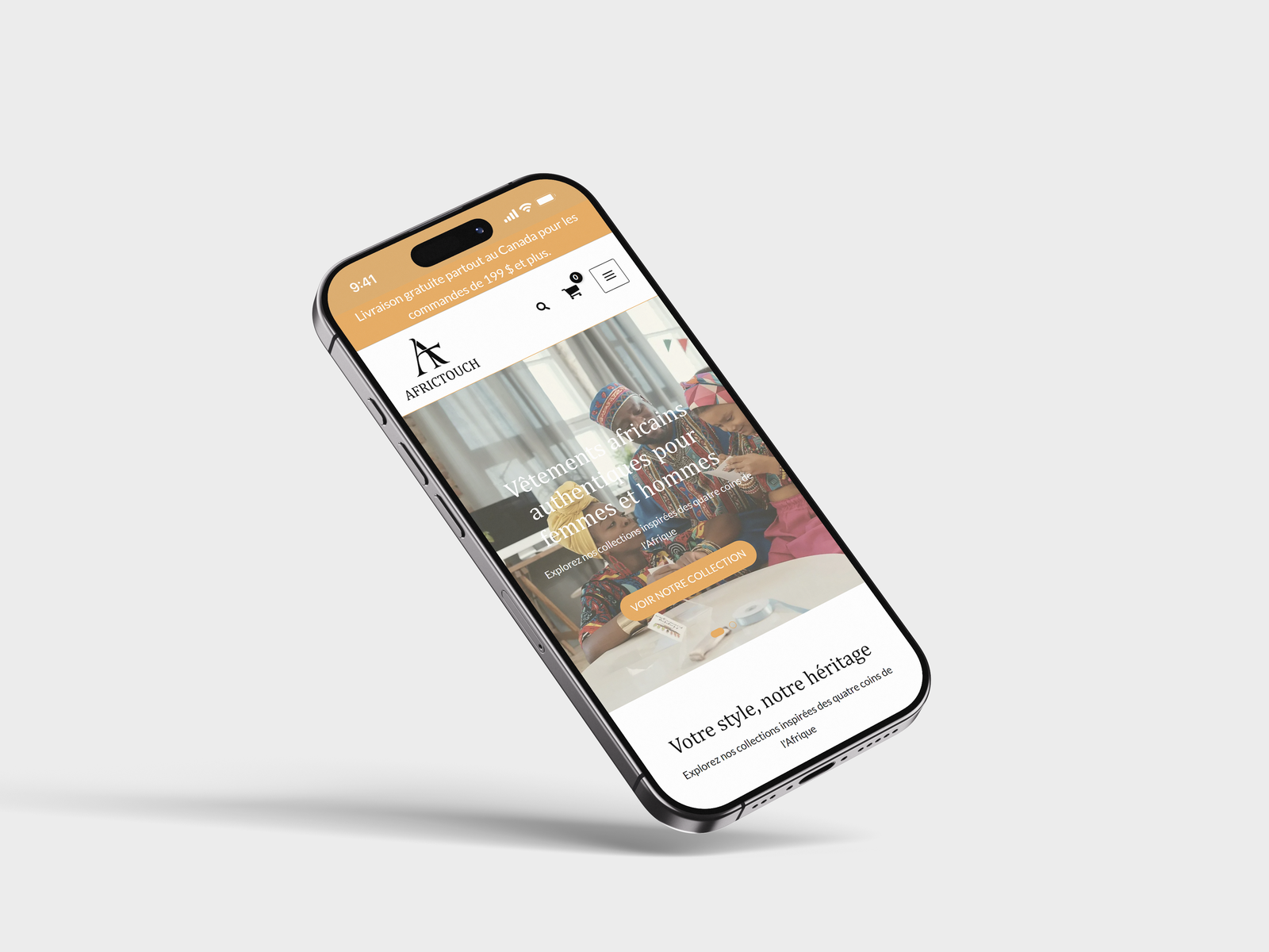 E-commerce - Création site web e-commerce - Afric Touch