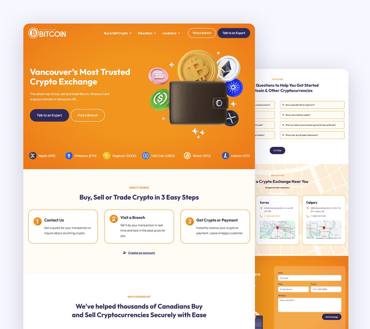 Static website - Vancouver Bitcoin Website