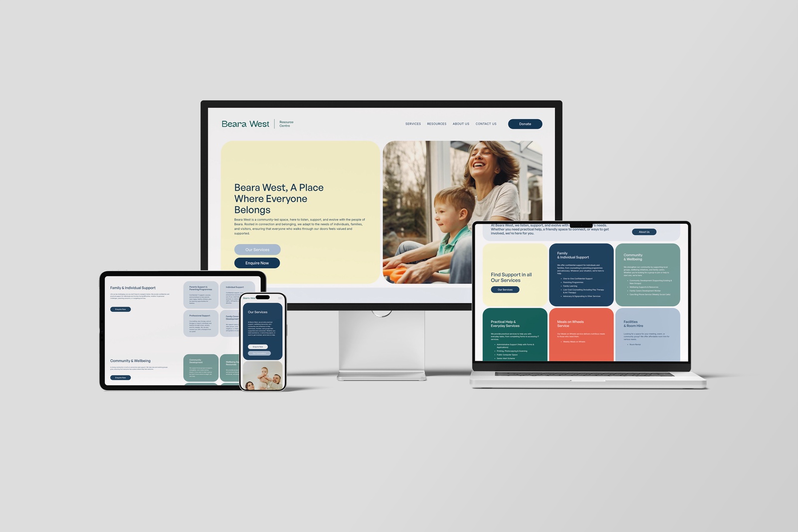 Static website - Beara West - Squarespace
