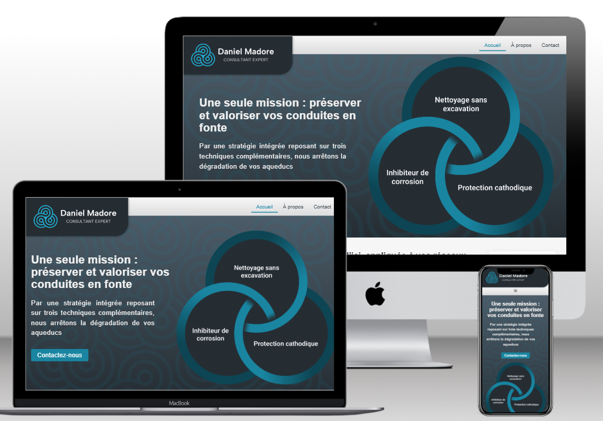 Static website - Daniel Madore Consultant Expert
