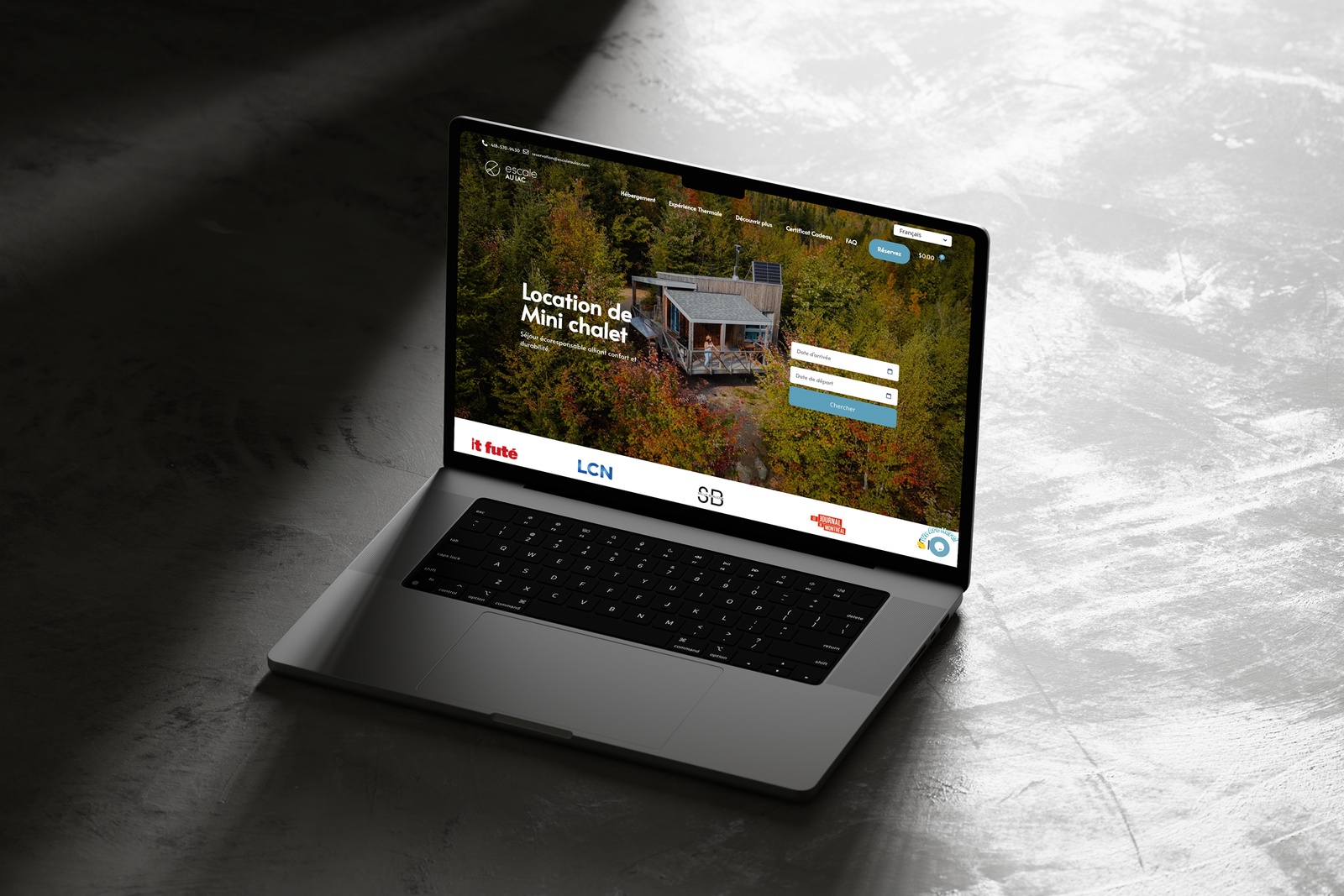 categories:website design/modification:services:e-commerce - Escale au Lac