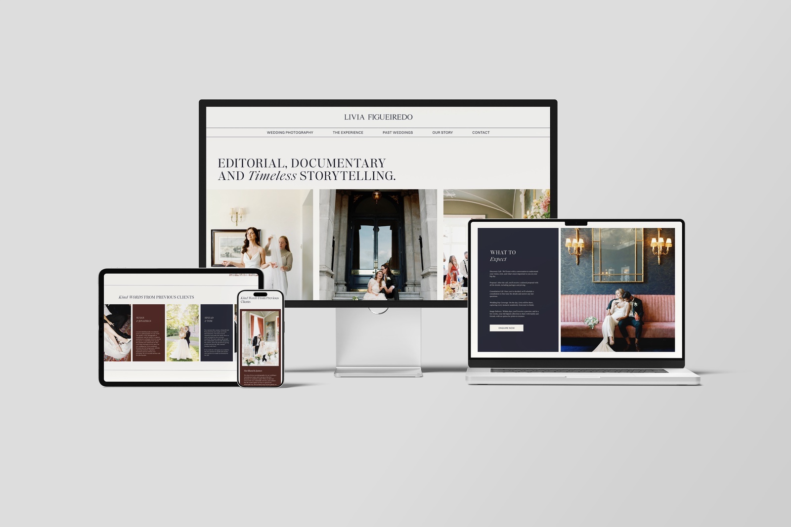 Static website - Livia Figueiredo - Squarespace